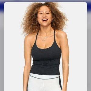 Outdoor Voices Move Free Tank in “Night” (black/gray) size medium